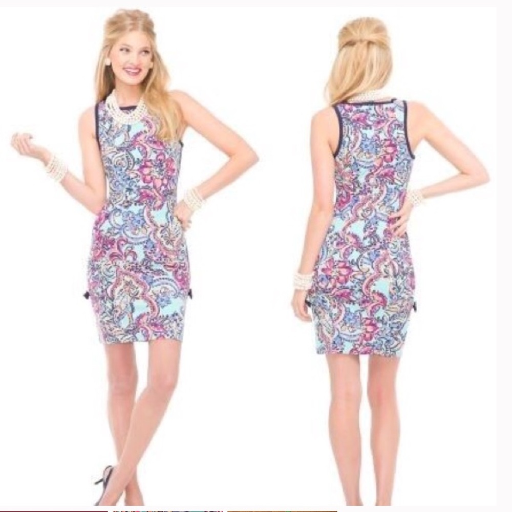 Lilly Pulitzer Francesca Dress: Aqua Bait & Switch